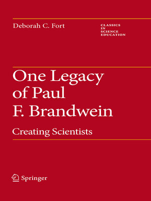 cover image of One Legacy of Paul F. Brandwein